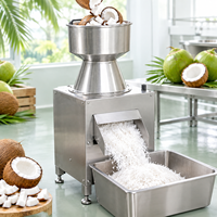 Industriële Automatische Kokosnoot Grinder Machine Multifunctionele Verwerkingsapparatuur Voor Kokosmelk Fruit Groenten Duurzaam