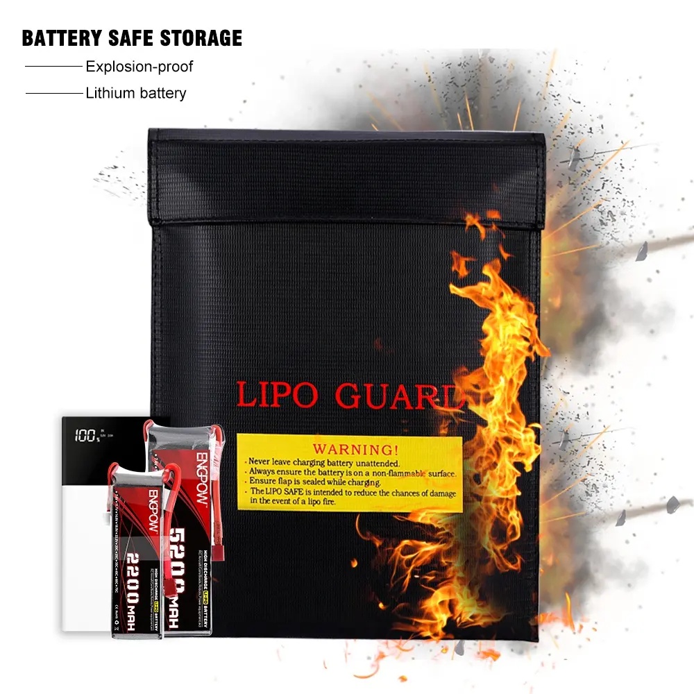 Fireproof RC LiPo Safe Guard Charge Sack 180x230mm Explosion-proof Battery Bag