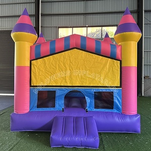 <span class=keywords><strong>Castillo</strong></span> Inflable Rosa y Blanco de 13x13 pies, <span class=keywords><strong>Castillo</strong></span> Hinchable para Niños, Área de Juegos al Aire Libre para Niñas - Product Image 5