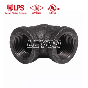 Tuyaux de lutte contre l'incendie <span class=keywords><strong>Leyon</strong></span> FM UL, système de protection incendie, raccords en fonte malléable noire - Product Image 1