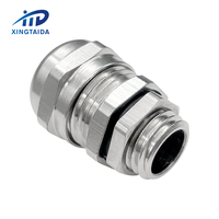 Presse-étoupe en laiton IP68, filetage M, à inserts multiples, presse-étoupe métallique M12 étanche