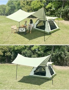 Tente de camping familiale pliable automatique ultralégère OEM ODM, entièrement imperméable, pour l'extérieur, WB3207, tente de camping d'extérieur WB32 - Product Image 3