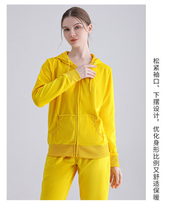 Penawaran Spesial untuk Amazon Li.Hanton Setelan Olahraga Wanita Lengan Panjang Bahan Beludru, Bernapas, Ukuran Besar, Dua Potong untuk Musim Dingin - Product Image 5