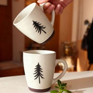 China Custom Made Retro Rough Latte Tea Cup Cute Tree Design <b>Ceramic</b> <b>Mug</b> Nordic Style Dishwasher Microwave Safe Business Gifts - Product Image 5