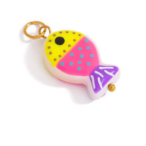 Colgante de Acero Inoxidable DIY con Temática de Corazón, Pez y Océano, Accesorio Unisex, Origen Yiwu ST003 - Product Image 5