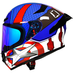 Mũ bảo hiểm xe máy VIRTUE thiết kế mới - Mặt nạ kín toàn bộ, kính chắn đơn, đạt chuẩn DOT - Product Image 2