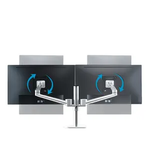 Computer-Doppelarm-Monitorst änder Doppel-LCD-Monitorst änder LCD-Arm ständer halter Desktop-Metall halterung