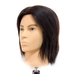 Kustomisasi Grosir Manekin Laki-laki Pelatihan Kepala Pelajaran Wig Rambut Salon Kecantikan Model Dummy Sekolah Factory Outlet