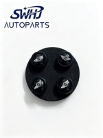 Capuchons de valve de pneu de voiture pour Mini Cooper, en aluminium, anti-poussière, 2 styles de logo, noir et argent, pièces de décoration extérieure automobile