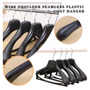 Cintre à vêtements en plastique durable de haute qualité, cintre robuste pour manteaux - Product Image 6