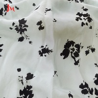 Tissu en viscose imprimé numérique personnalisé à motif floral tissé, populaire, pour vêtements