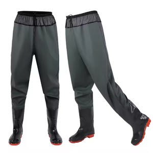 <span class=keywords><strong>Meilleur</strong></span> pantalon <span class=keywords><strong>de</strong></span> pêche et <span class=keywords><strong>de</strong></span> <span class=keywords><strong>chasse</strong></span> unisexe vert <span class=keywords><strong>imperméable</strong></span> en PVC avec bottes intégrées - Bottes <span class=keywords><strong>de</strong></span> pluie - Product Image 2