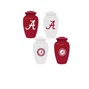 <b>Urn</b> for Human Ashes Cremation Funeral <b>Urn</b> for Ashes for Women & Man Decorative Red Heart <b>Large</b> <b>Urn</b> With Free Velvet Bag - Product Image 1