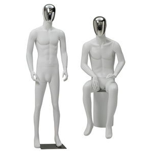 หุ่นโชว์พลาสติกแบบปรับได้สำหรับโชว์เสื้อผ้าผู้ชายชุบโลหะด้วยไฟฟ้าระดับไฮเอนด์ - Product Image 5