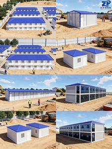 Dormoir Modulaire de Luxe en Conteneur Préfabriqué de 20 pieds, Facile <span class=keywords><strong>à</strong></span> Installer, Démontable, Ventes Flash, Fabriqué en Panneaux Sandwich Bois-Acier - Product Image 6