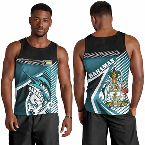 Débardeur imprimé col rond pour hommes, haute qualité, pour la plage et les sports de plein air, collection Bahamas 10 juillet Emancipation, vente en gros - Product Image 4