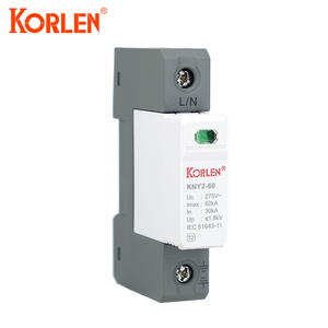 Korlen 30-60ka 385V AC loại T2 cung cấp điện SPD công nghiệp năng lượng mặt trời hệ thống toàn bộ nhà chống sét bảo vệ tăng - Product Image 1
