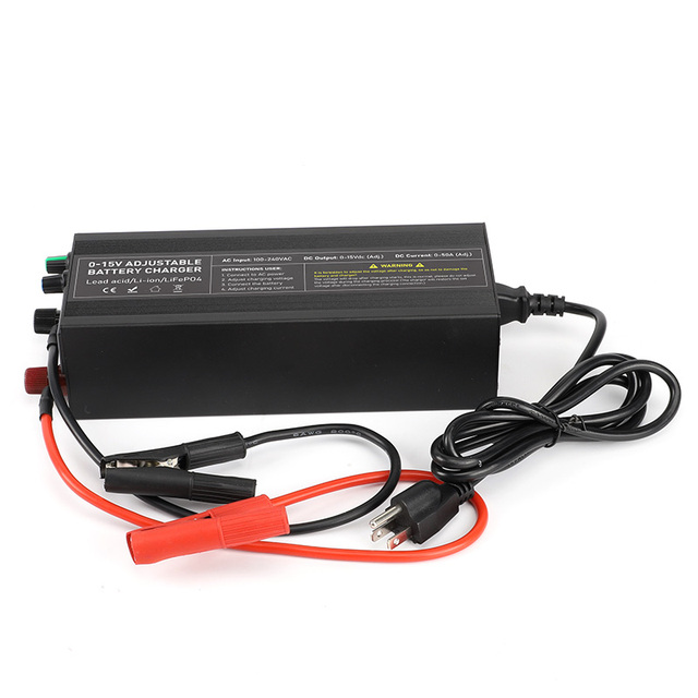DDP 11.1V 12.6V 3S 12.8V 14.6V 4S Voltage 50A Current Adjustable Variable Voltage Battery Charger Li-ion Lifepo4 Fast Charger