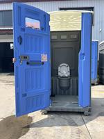 Toilettes chimiques portables écologiques, durables et économiques en HDPE, installation facile, toilettes extérieures modernes pour parcs et hôpitaux