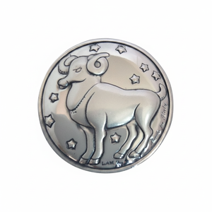 Ciondolo e Charm Zodiacale Ariete BLAZON, Diametro 30 mm - Product Image 2