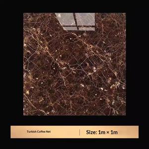 Carreaux de sol en porcelaine effet marbre blanc poli 1000x1000mm, antidérapants, en céramique émaillée, pour murs et sols, en promotion - Product Image 4