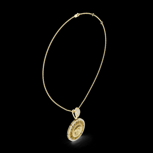 Colgante de Diamantes con Diseño Griego de Medusa en Plata de Ley, Joyería de Lujo para Mujer para Bodas, Aniversarios y Fiestas - Product Image 1