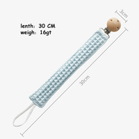 Attache-sucette en coton en gros pour garçons et filles, sangle universelle en tissu pour la plupart des sucettes