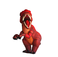 PDYEAR Ballon géant gonflable dinosaure - Durable, résistant au soleil, imperméable, pleine couleur, ventilateur intégré, utilisation extérieure, taille personnalisée
