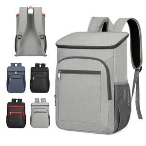 Custom Logo Printed Soft Leakproof Lunch Bags Thermal PEVA Lining Outdoor Picnic Insulated <b>Cooler</b> <b>Backpack</b> Bag - Product Image 2