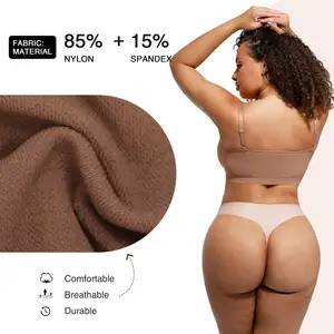 2024 Neues Design auf Lager nahtlose Körperformer tiefbeutel-Himmel-Himmelrückseite fett kabelloser Halsbh Seamless Shapewear-Himmel für Damen