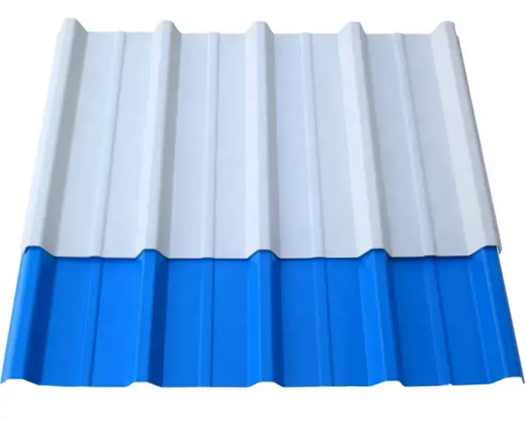 Lembaran atap bergelombang seng 22 pengukur polikarbonat ukuran disesuaikan Asli Tiongkok