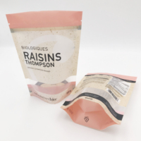 Sachet refermable à fermeture éclair de qualité alimentaire, imprimé sur mesure, pour emballage de snacks, café et bonbons