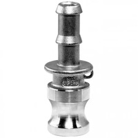 Kopling Cepat Camlock Shutoff Male/Female Thread Hose Barb, Baja Tahan Karat SS304/SS316 Aluminium Tekanan Rendah, Mesin CNC, untuk Bahan Bakar