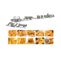 Ligne de production d'extrudeuses alimentaires Doritos Tortilla Nachos Chips à économie d'énergie