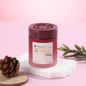 Vaso de Vidrio Tricolor para Bálsamo de Perfume Sólido, Difusor Natural de Aromaterapia, Decoración para Coche y Hogar - Product Image 6