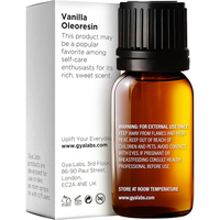 Huile essentielle d'oléorésine de vanille 10 ml - Convient aux peaux sèches et aux cheveux abîmés et pour la fabrication de parfums et de diffuseurs de parfum de bougies