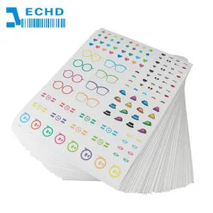 Custom Waterproof Self Adhesive Vinyl A4 A5 A6 Cut Sticker Label Print