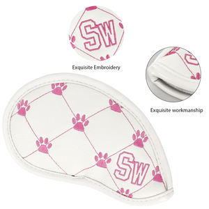 Fundas Protectoras para Palos de Golf de Cuero Sintético Grueso para Actividades Deportivas de Golf al Aire Libre - Product Image 3