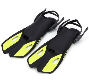 Aletas de natación ajustables para exteriores para hombres y mujeres, aletas de silicona para entrenamiento de buceo, equipo de natación y buceo y accesorios - Product Image 5