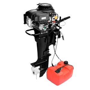 Moteur hors-bord essence 4 temps 15 CV refroidi par air Solar Marine avec hélice, vitesse 40 km/h et réservoir de carburant individuel - Product Image 1