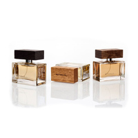 Vente flash - Bouchon de flacon de parfum en bois de haute qualité - Couvercle en bois pour flacon de parfum en verre