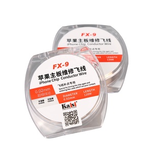Câble de liaison Kaisi FX-91, câble de liaison pour <span class=keywords><strong>carte</strong></span> mère <span class=keywords><strong>iPhone</strong></span>, réparation d'empreintes digitales, 0,01 mm, 0,02 mm, câble de liaison isolé - Product Image 2