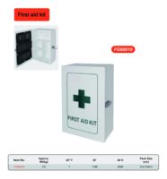 Sac de rangement d'accessoires d'urgence rectangulaire vide à vente chaude, trousse de premiers soins médicale de qualité supérieure, boîte de trousse de premiers soins de base, logo personnalisé