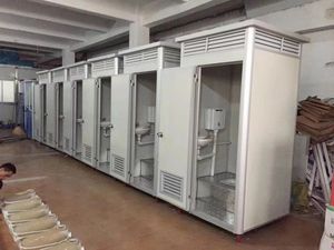 Toilettes préfabriquées mobiles en fibre compostable, cabine <span class=keywords><strong>chimique</strong></span>, toilettes mobiles, salle de bain, douche, toilettes publiques portables - Product Image 4