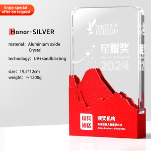 Tùy chỉnh thiết kế mới <span class=keywords><strong>Laser</strong></span> khắc Kim Loại pha lê giải thưởng danh hiệu mảng màu cơ sở pha lê cho doanh nghiệp nhân viên xuất sắc - Product Image 5