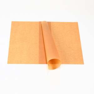 Feuilles de papier sulfurisé brun double face, résistantes à la graisse, pour la cuisson au four, pour le pain et la pizza, revêtement de qualité alimentaire - Product Image 2