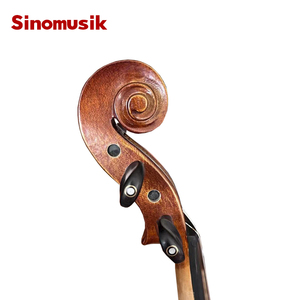 Sinomusik <strong>String</strong> <strong>Instrument</strong> Made in China Fine Tuners Oblong Foam Case Handmade Matt Red Brown Flame Maple Violin Model MVT800 - Product Image 6