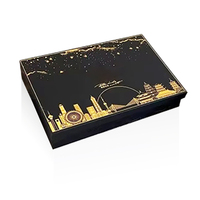 Emballage en carton avec impression de logo de luxe boîte stéréo 3d à clapet violette boîte cadeau personnalisée pour les enfants