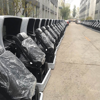 Simulateur de Conduite de Voiture Électrique à Vendre à Chaud, à Simulation Active et Passive, avec Coque ABS, Structure en Acier, Cabine Blanche et Siège Unique