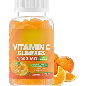 Vitaminas C gomas para adultos e crianças multivitamínico com zinco e extratos de ervas para suporte imunológico
